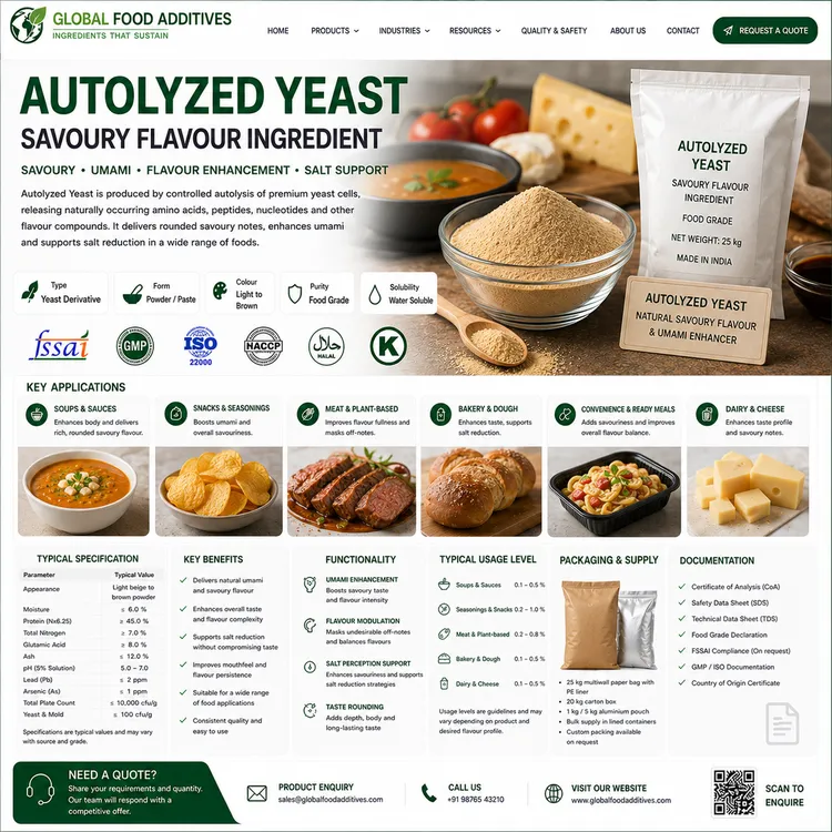 Autolyzed Yeast food additive food additive ingredient illustration